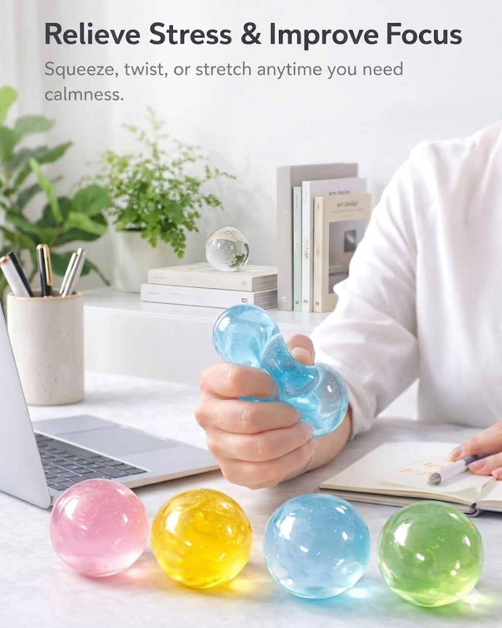Jelly Squishy Stress Ball – Soft Slow-Rising Sensory Fidget Toy