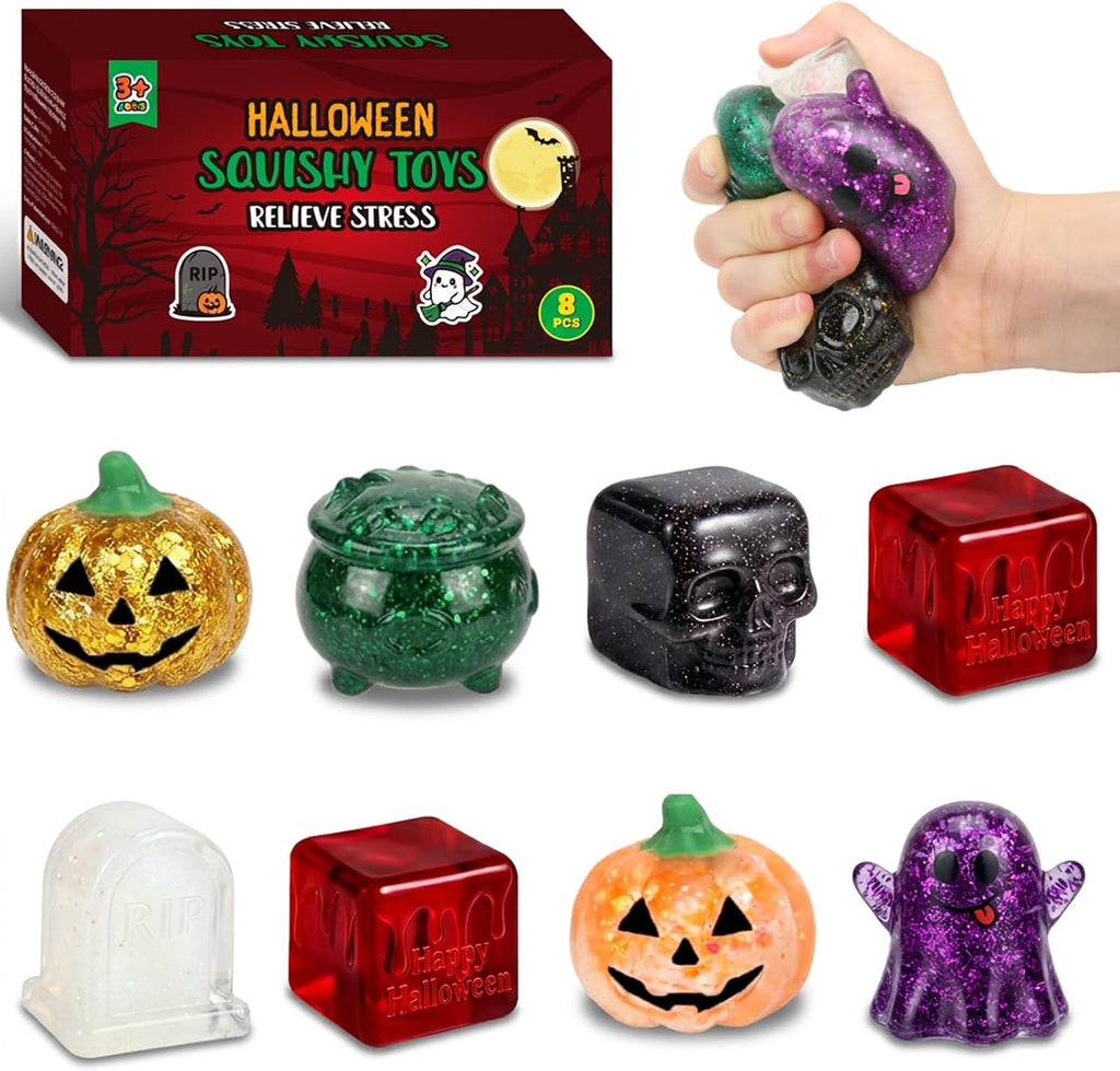 Halloween Squishy Fidget Toys – Spooky Sensory Squeeze Toys & Party Favors