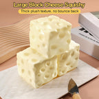 Cheese Squishy Stress Cube – Moldable Sensory Fidget Toy