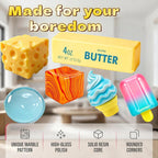 Food-Inspired Squishy Fidget Toys – Soft Slow-Rising Sensory Squeeze Toys