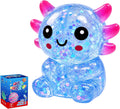 Glitter Axolotl Squishy Toy – Soft Sensory Squeeze Fidget