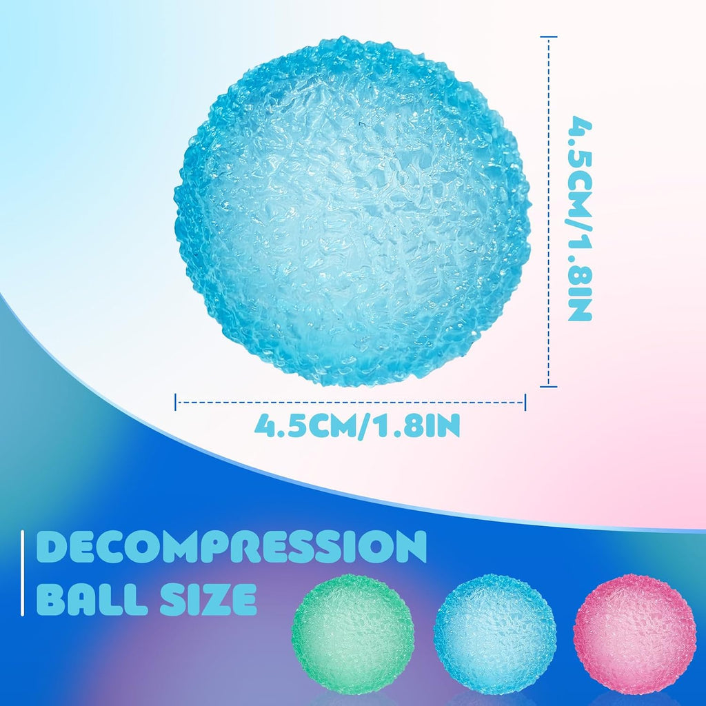 Textured Sensory Stress Balls – Soft Squeeze Fidget Toys