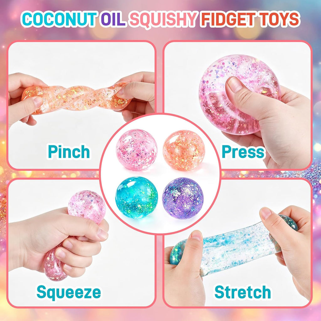Jelly Squishy Stress Ball – Soft Slow-Rising Sensory Fidget Toy