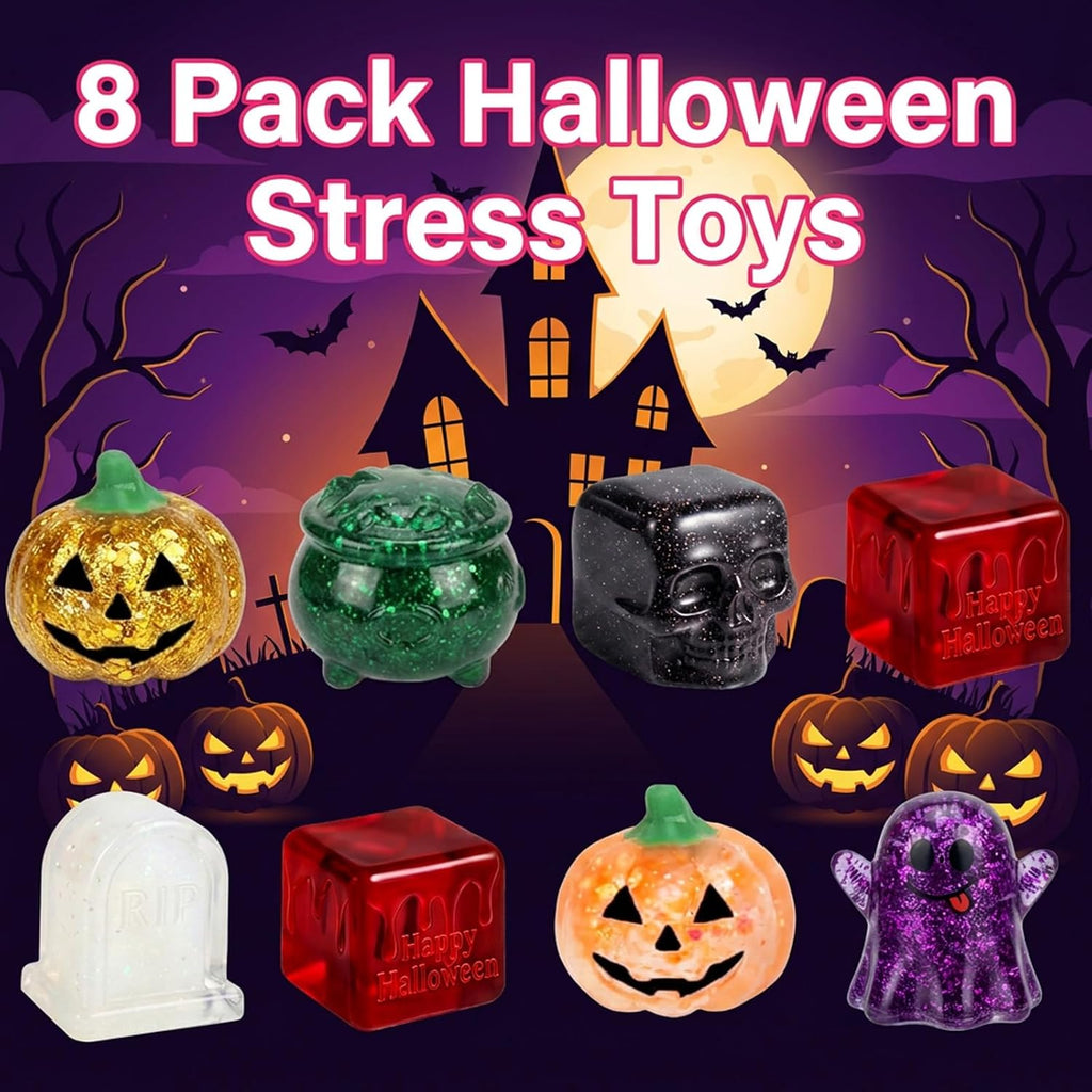 Halloween Squishy Fidget Toys – Spooky Sensory Squeeze Toys & Party Favors