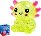 Glitter Axolotl Squishy Toy – Soft Sensory Squeeze Fidget