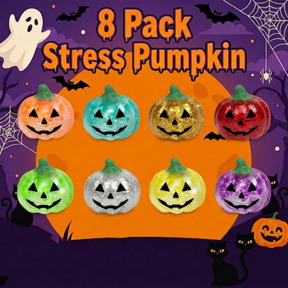 Halloween Squishy Fidget Toys – Spooky Sensory Squeeze Toys & Party Favors