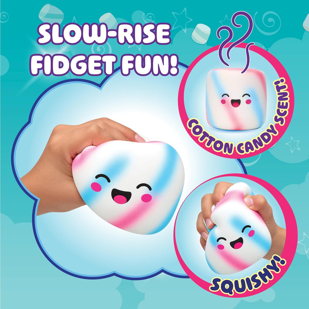 Marshmallow Squishy Fidget Toy – Soft Slow-Rising Sensory Squeeze Toy
