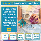 Oversized Gel Stress Cube – Squishy Sensory Fidget Toy
