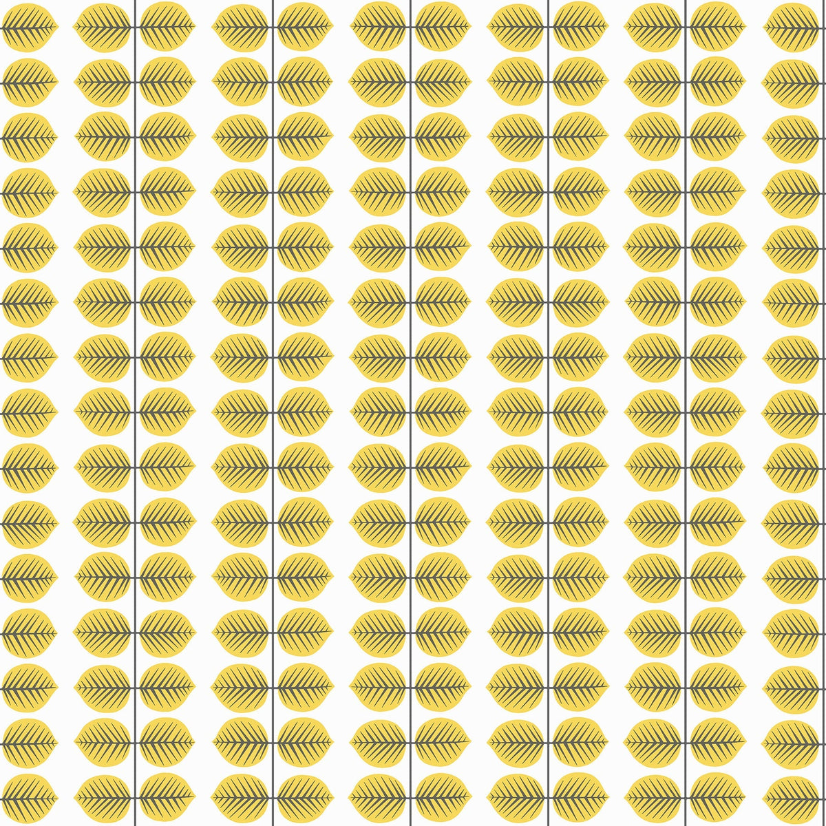 Wall Vision WV1753 Berså Yellow Leaf Wallpaper