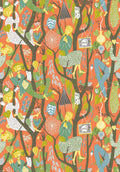 Wall Vision WV1755 Melodi Orange Folk Wallpaper