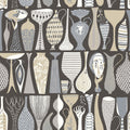 Wall Vision WV1758 Black Pottery Folk Wallpaper