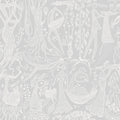 Wall Vision WV1762 Poem d ´Amour Light Grey Folk Wallpaper