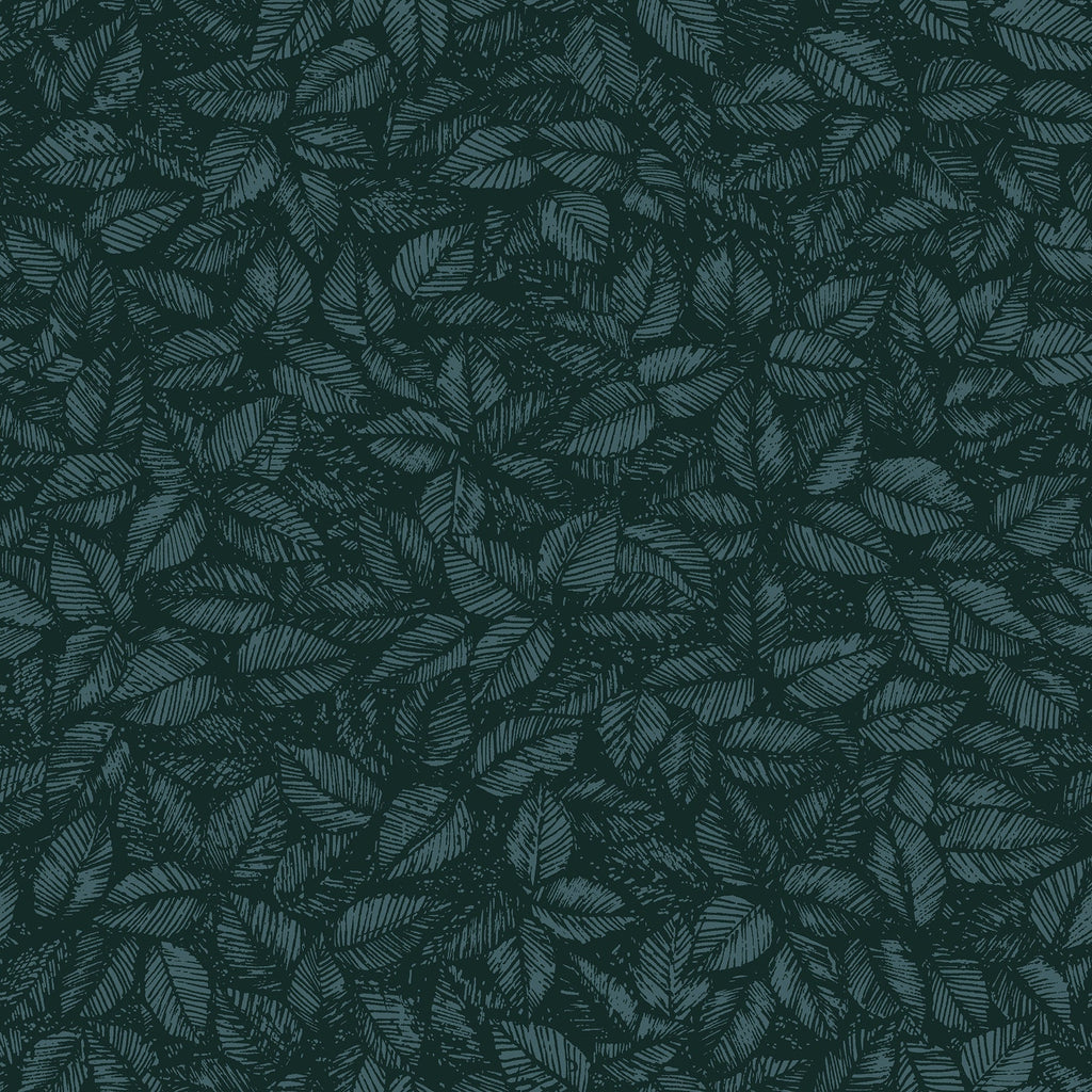 Wall Vision WV1770 Amorina Teal Leaf Wallpaper