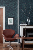 Wall Vision WV1770 Amorina Teal Leaf Wallpaper
